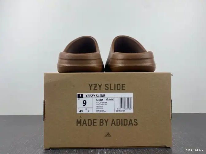hype FZ5896 Adidas Flax Yeezy Slide 0508